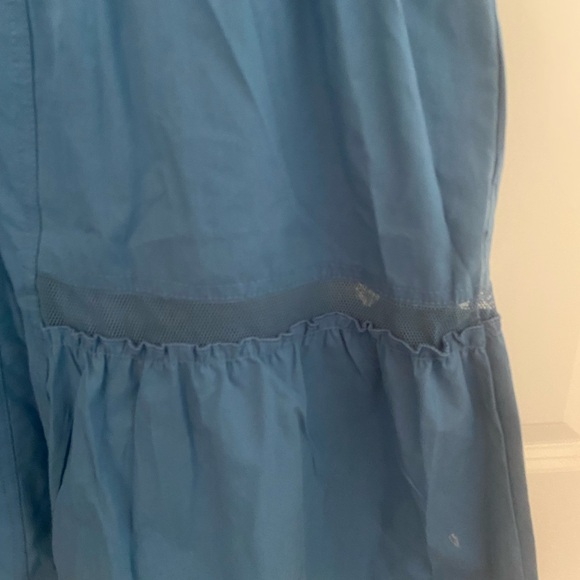 Blue Utility Dress with pockets - Picture 4 of 7